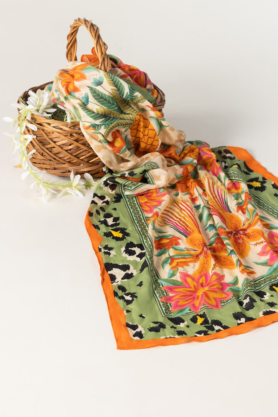 Printed Khadi Scarf