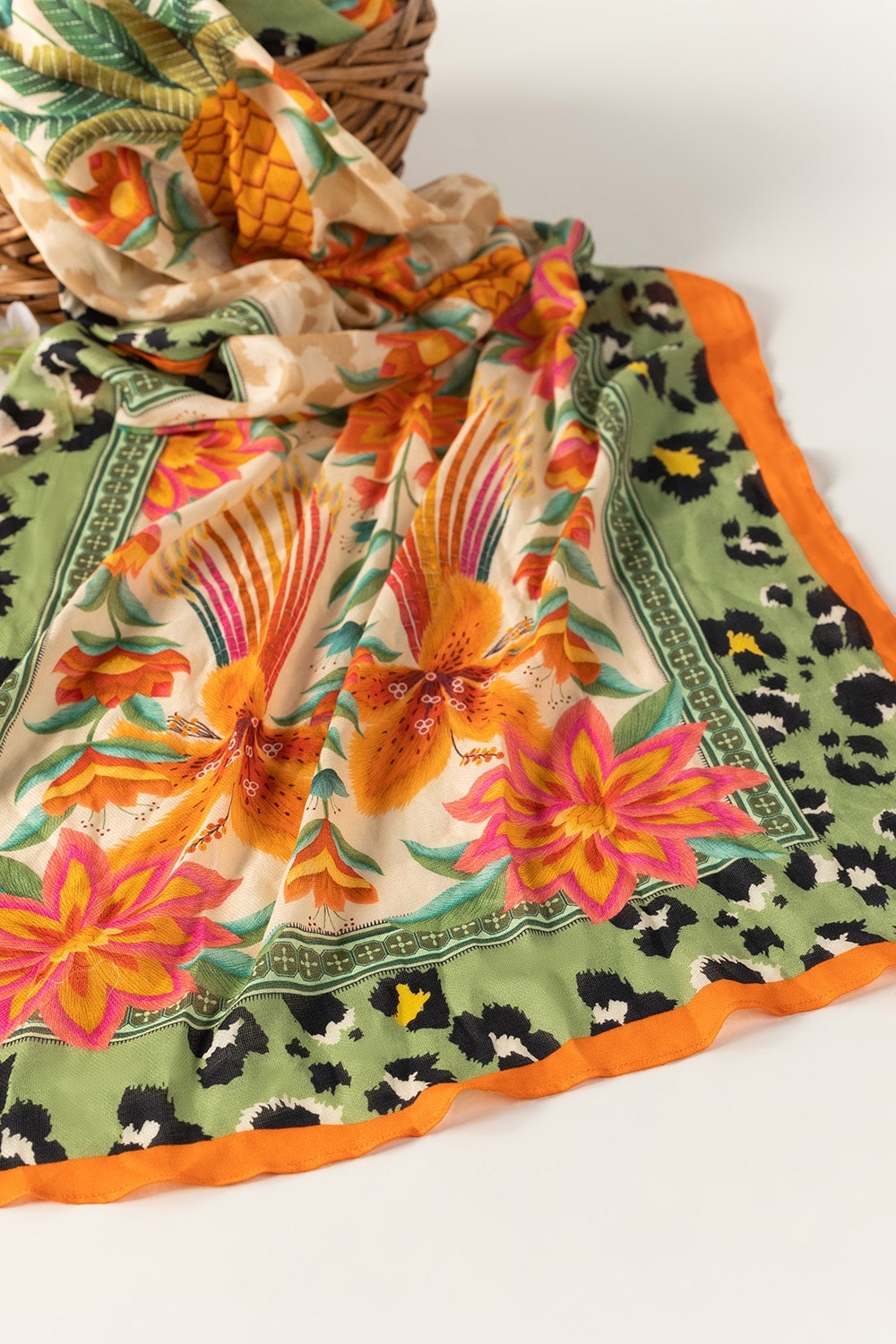 Printed Khadi Scarf SCF-43004
