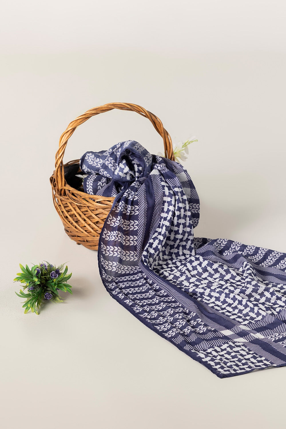 Printed Khadi Scarf SCF-43006