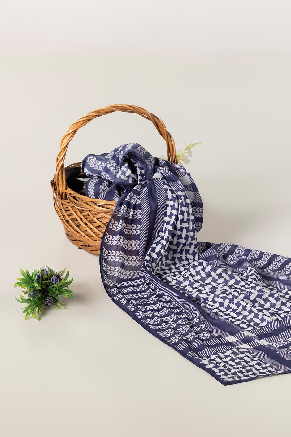 Printed Khadi Scarf