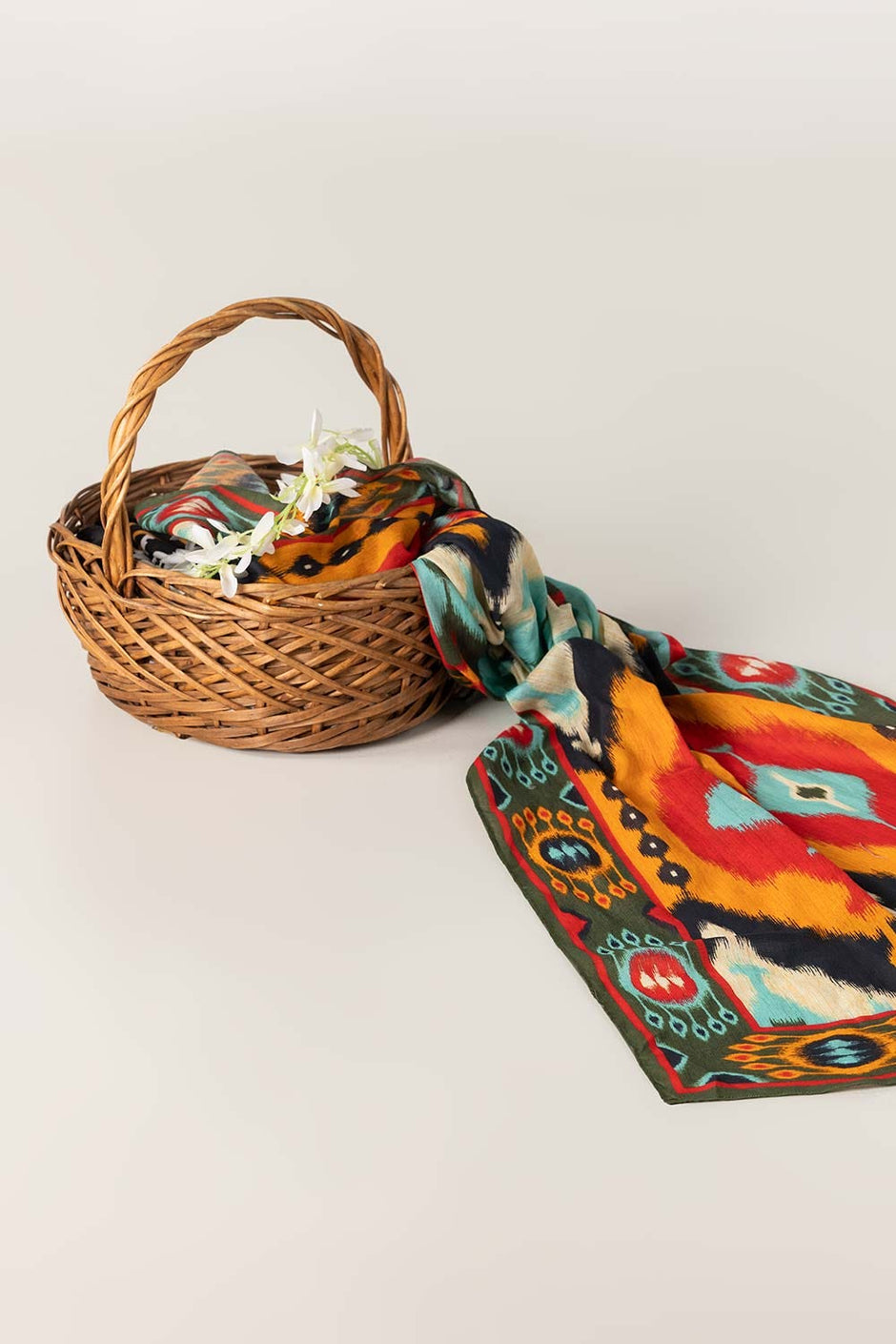 Printed Khadi Scarf