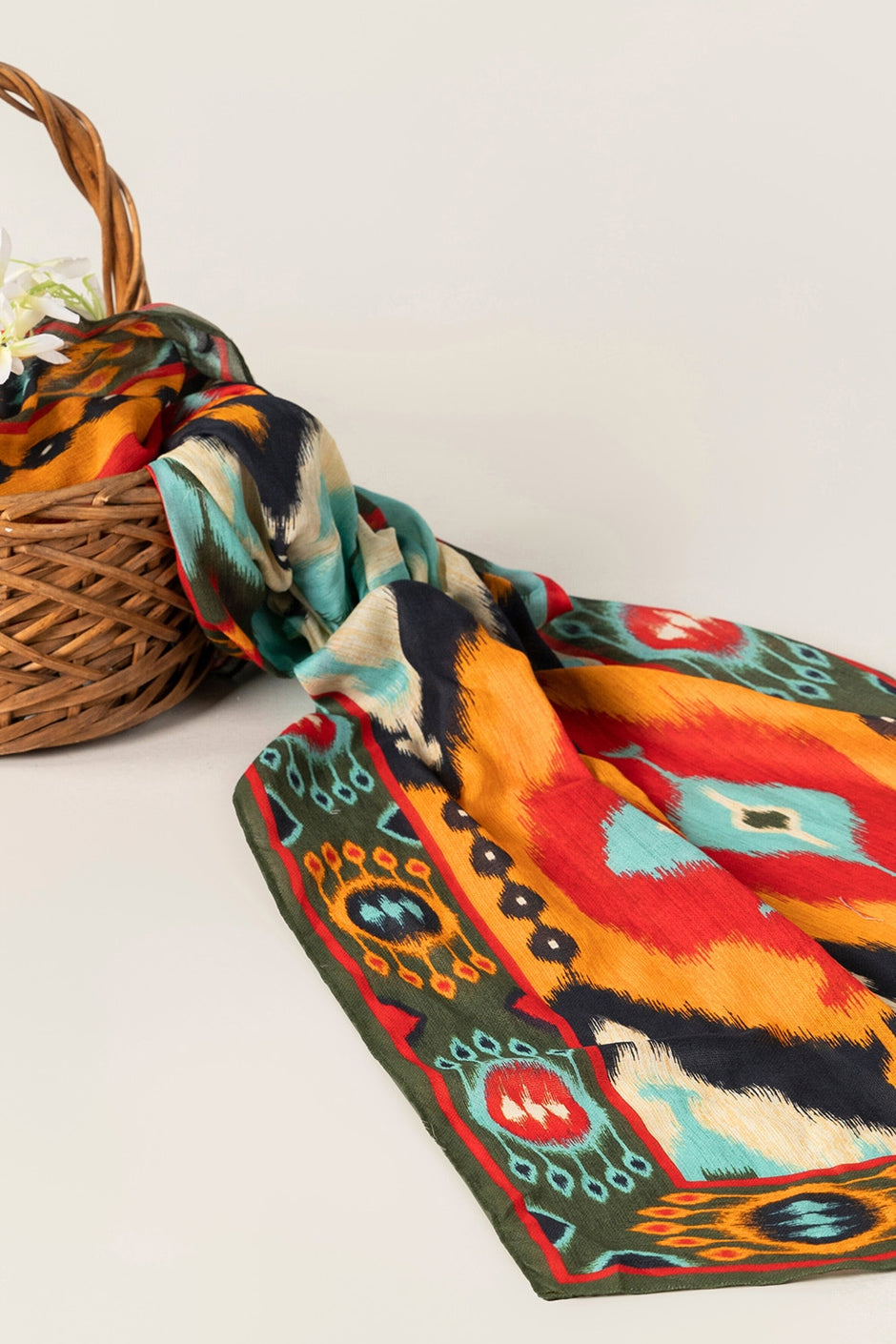 Printed Khadi Scarf