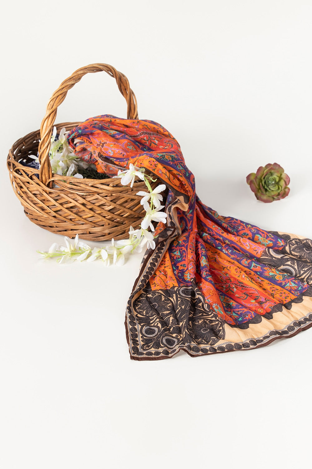 Printed Khadi Scarf SCF-43009