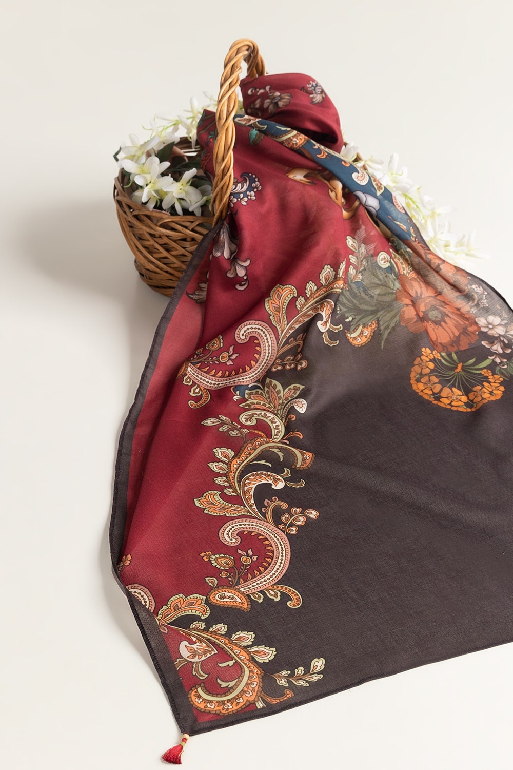 Printed Khadi Scarf SCF-43020