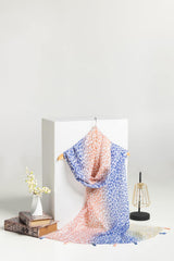 Slub Lawn Printed Scarf SCF-43028