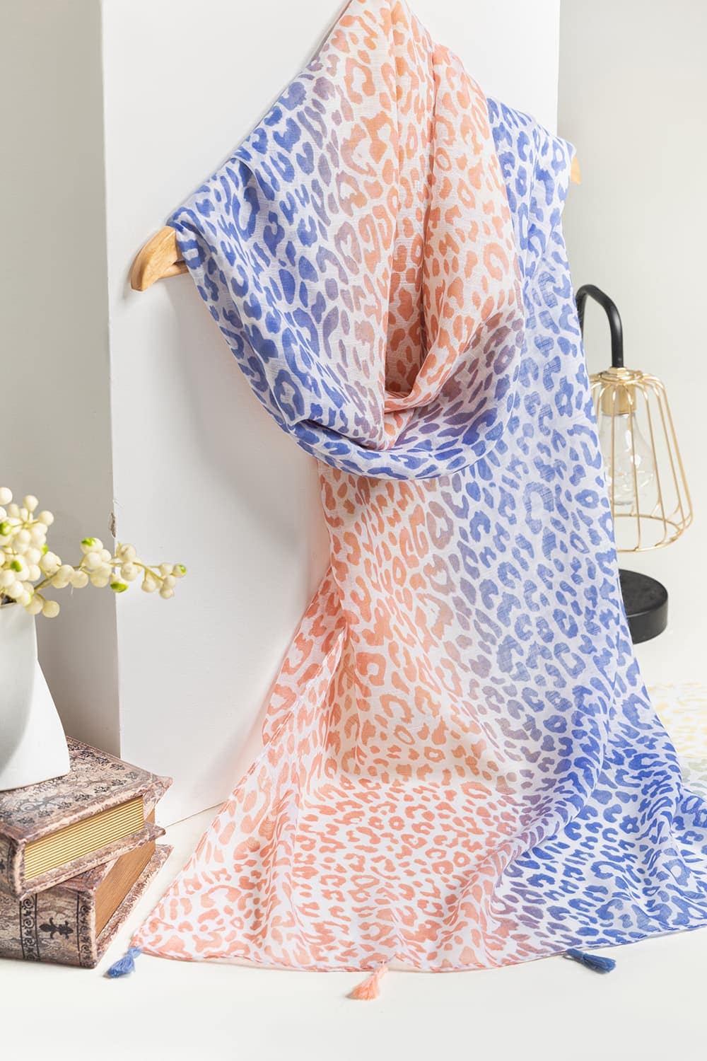 Slub Lawn Printed Scarf SCF-43028