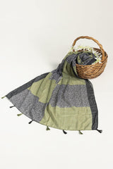 Multicolored Slub Lawn Printed Scarves SCF-43039