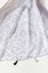Slub Lawn Printed Scarf SCF-43059