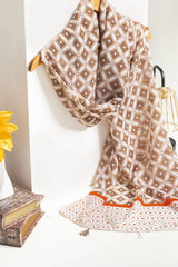 Slub Lawn Printed Scarf SCF-43062