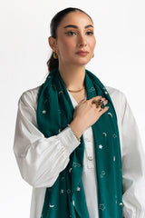 Wool Chiffon Embroidered Scarves SCF-43064