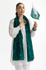 Wool Chiffon Embroidered Scarves SCF-43064