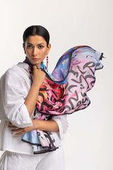 Printed Polyester Silk Scarf SCFI-23-05