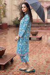 1 Piece Unstitched Digital Printed Lawn Fabric SL-968 B