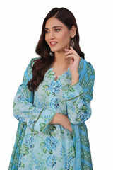 3 Piece Unstitched Printed Khaddar Suit SD-42049