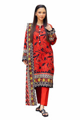 3 Piece Unstitched Printed Khaddar Suit SD-42122