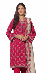 3 Piece Unstitched Printed Khaddar Suit SD-42127