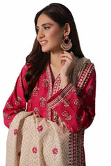 3 Piece Unstitched Printed Khaddar Suit SD-42127