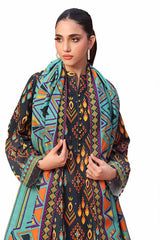 3 Piece Unstitched Printed Khaddar Suit SD-42132
