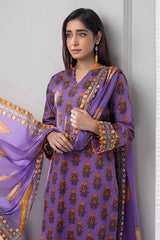3 Piece Printed Lawn Unstitched Suit GF-32005 B