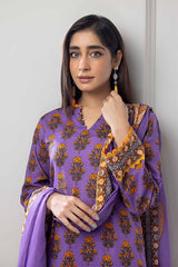 3 Piece Printed Lawn Unstitched Suit GF-32005 B