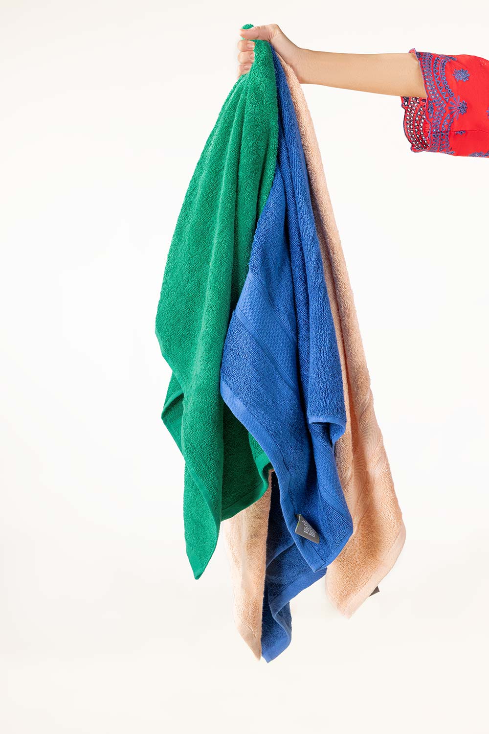 Sea Green Dyed Bath Towel