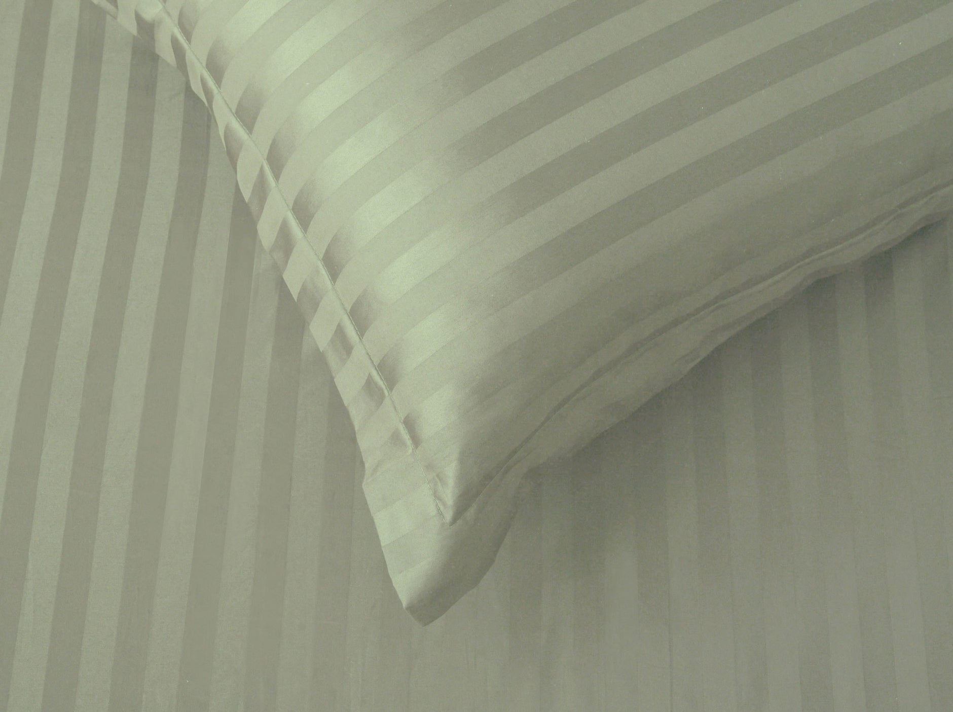 Seacrest Stripe Satin T-250 Quilt Cover Set