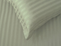 Seacrest Stripe Satin T-250 Quilt Cover Set