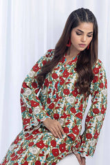 2 Piece Printed Khaddar Unstitched Suit CWT-32009