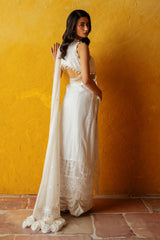 3 Piece Unstitched Embroidered Lawn Suit with Embroidered Chiffon Dupatta PM-52037