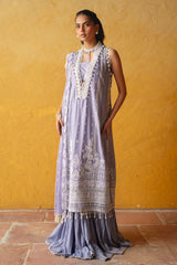 3 Piece Unstitched Embroidered Lawn Suit with Embroidered Chiffon Dupatta PM-52024