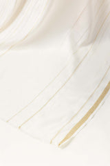 Off white Blended Zari Shawl SH-24-014