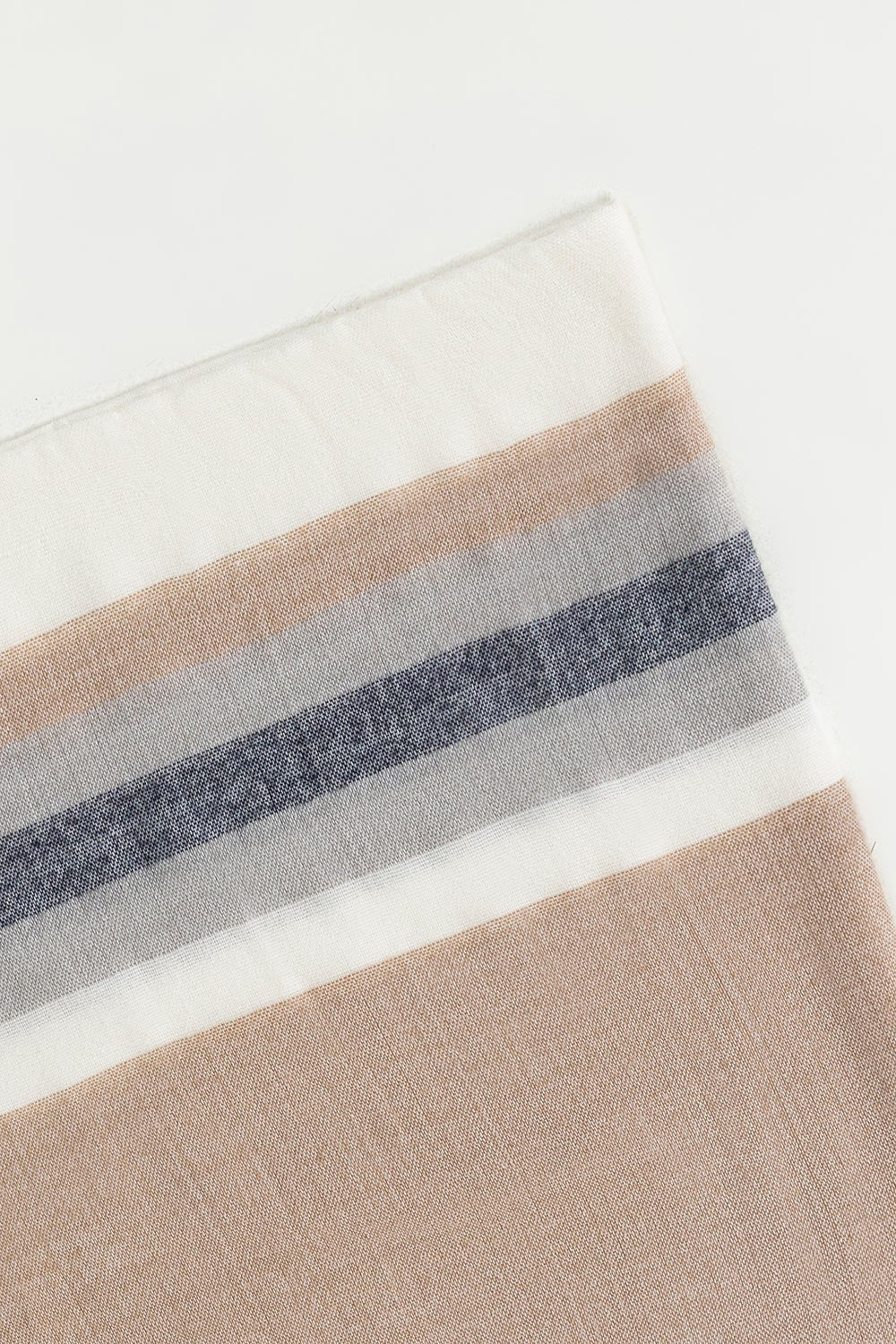 Blended Border Stripe Shawl SH-24-033
