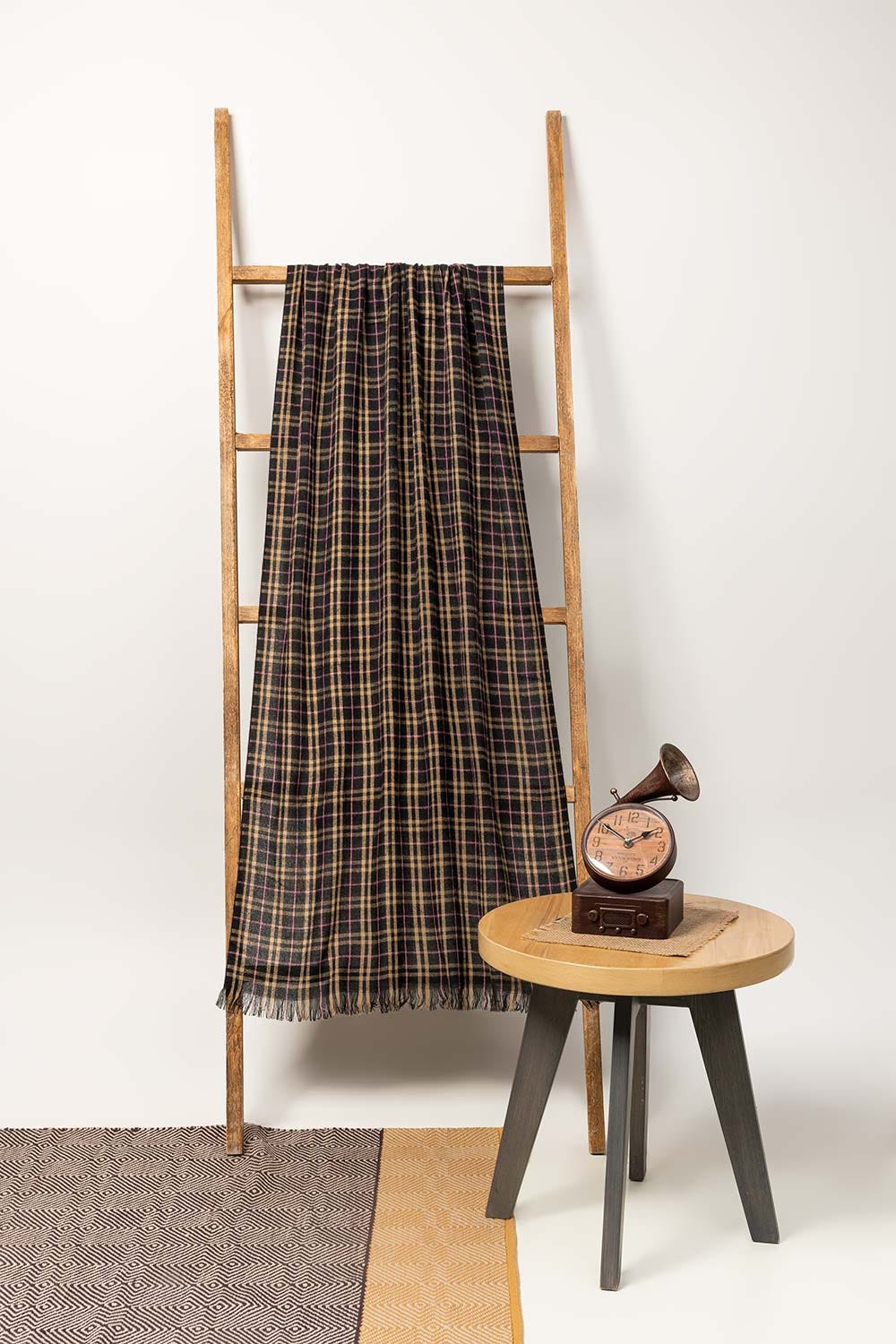 Blended Checkered Scarf SH-24-103