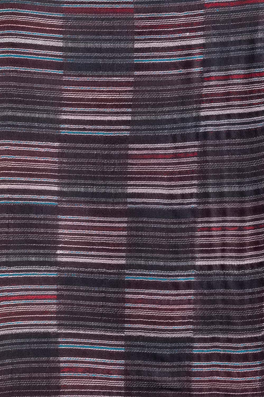 Black Blended Box Check Shawl SH-24-110