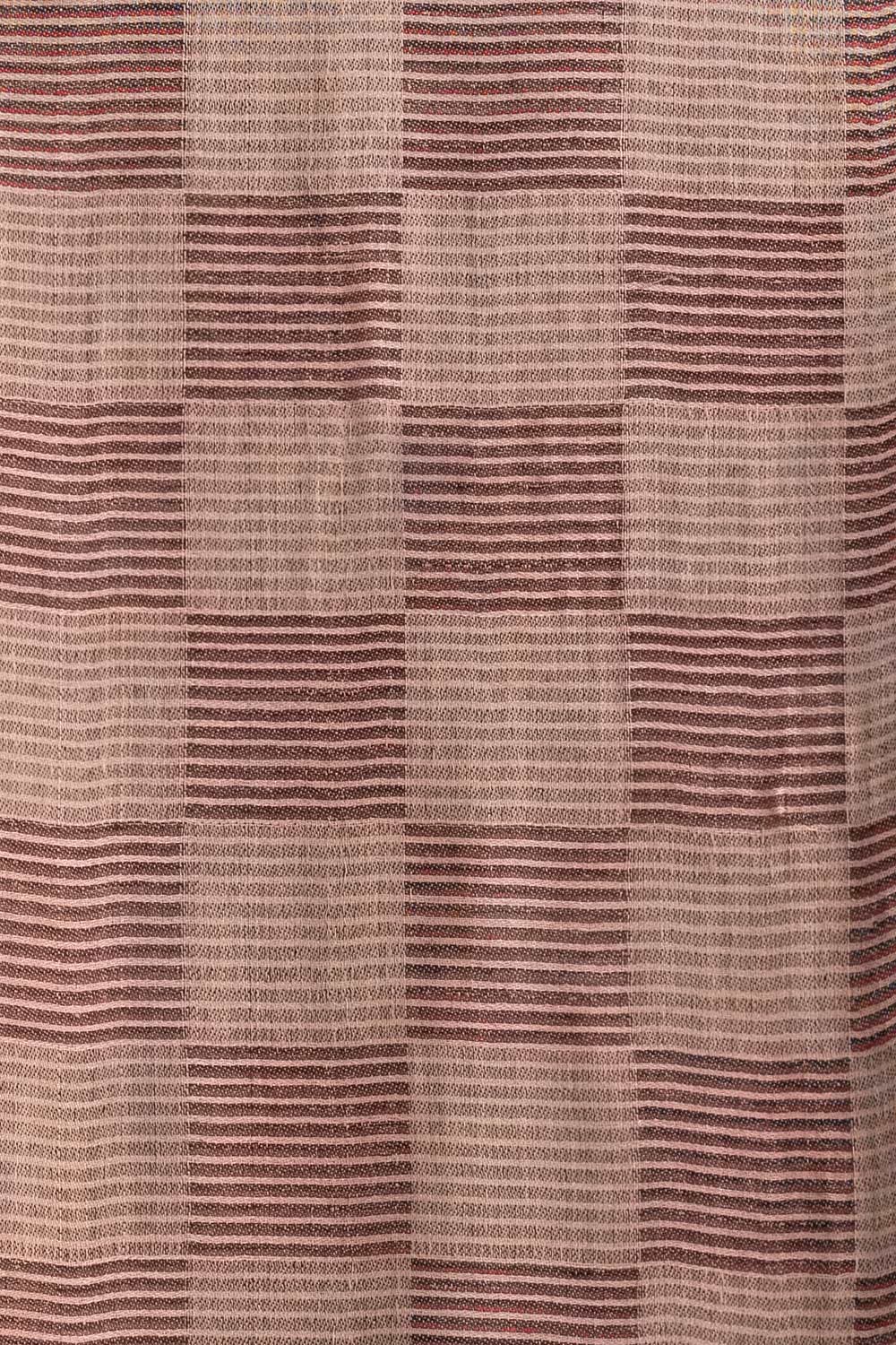 Beige Blended Box Check Shawl SH-24-111