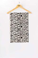 White Blended Embroidered Scarves SH-24-150