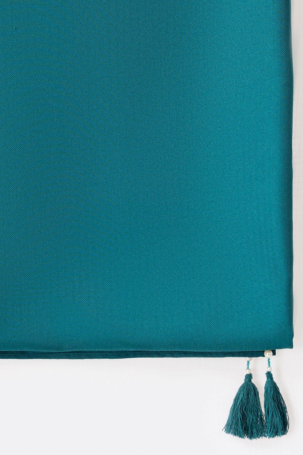 Sea Green Blended Embellished Shawl