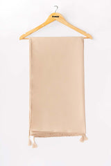 Beige Blended Embellished Shawl SH-24-93