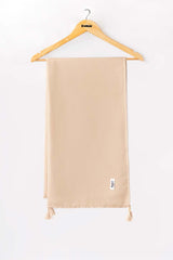 Beige Blended Embellished Shawl SH-24-93