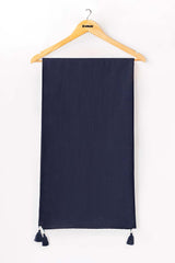 Blue Blended Embellished Shawl SH-24-94