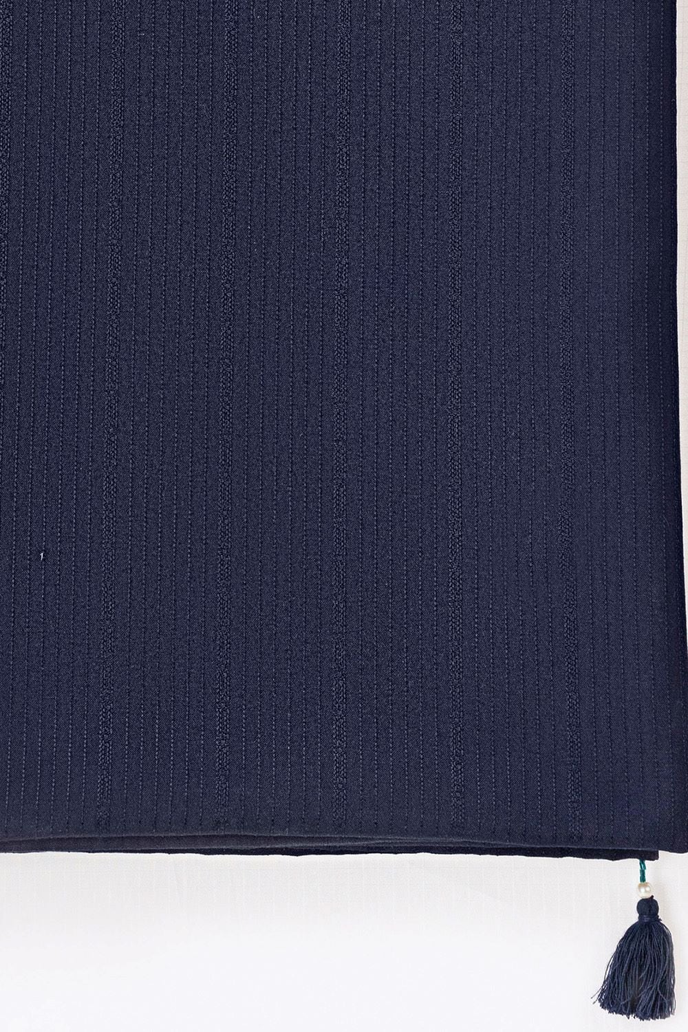 Blue Blended Embellished Shawl SH-24-94
