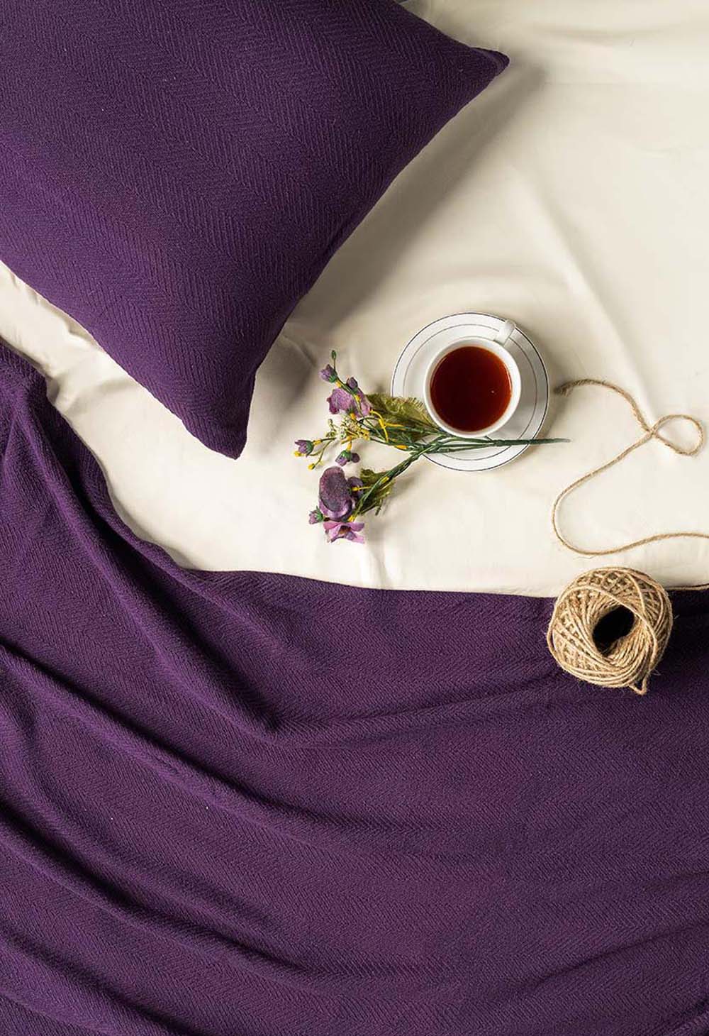 Shadow Purple Thermal Cushion Cover