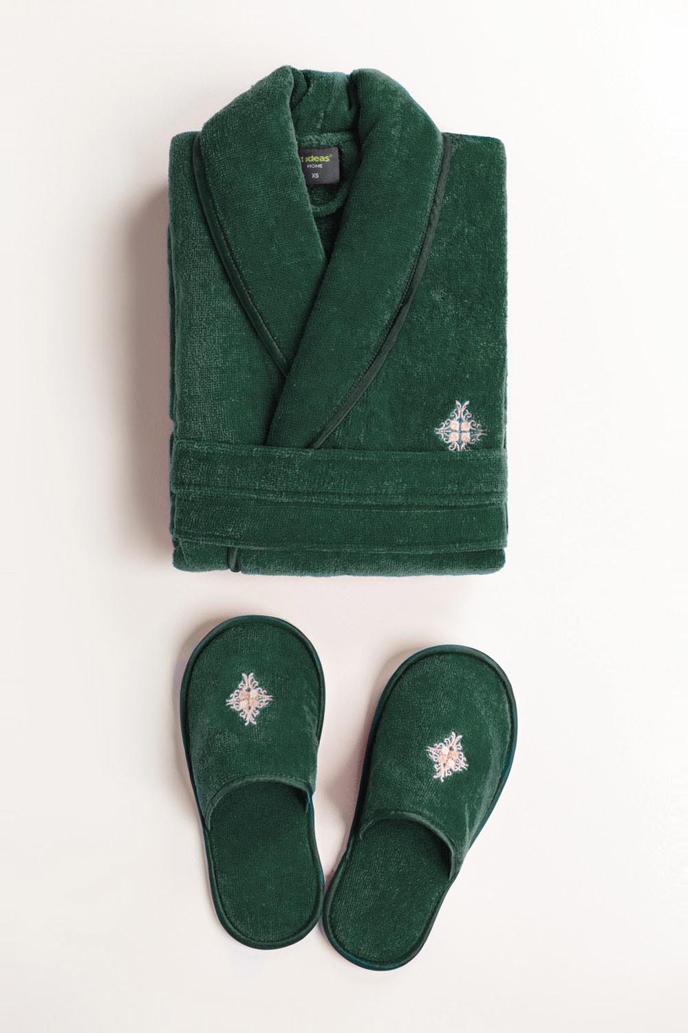 Shamrock Velour Bathrobe