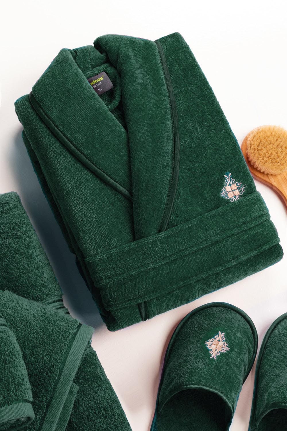 Shamrock Velour Bathrobe