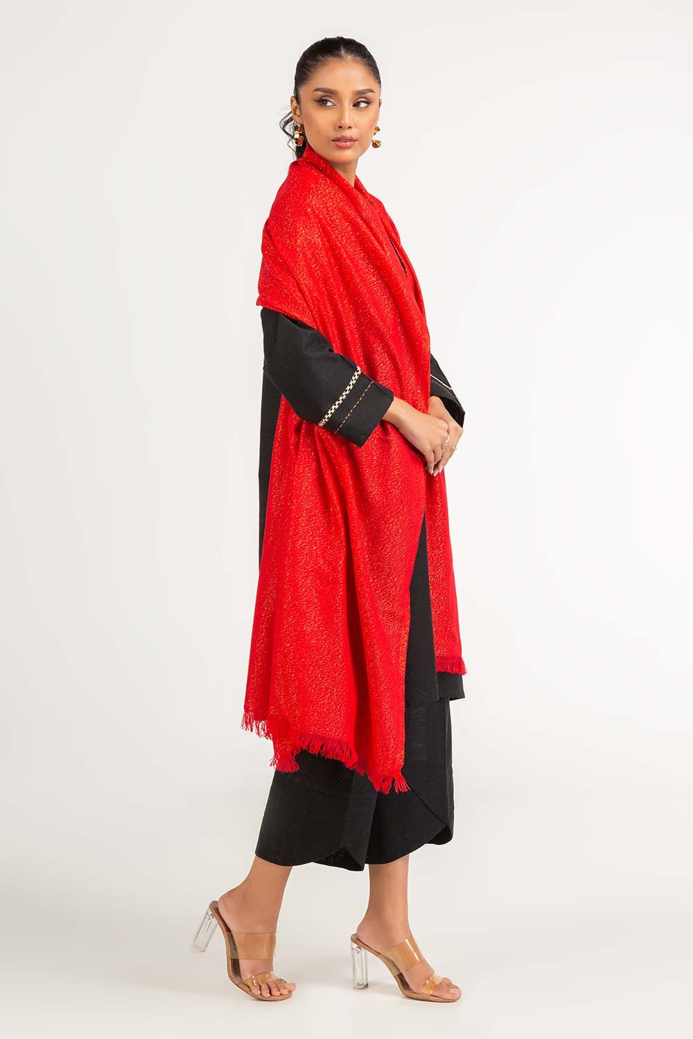 Red Moonlight Shawl-23-01 A