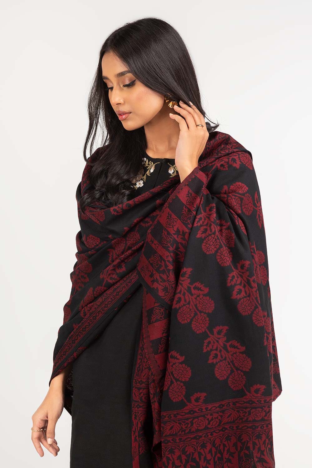 Red Jacquard