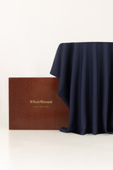 Silver Knight Unstitched Fabric Blended with Gift Box