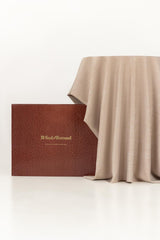 Silver Knight Unstitched Fabric Blended with Gift Box