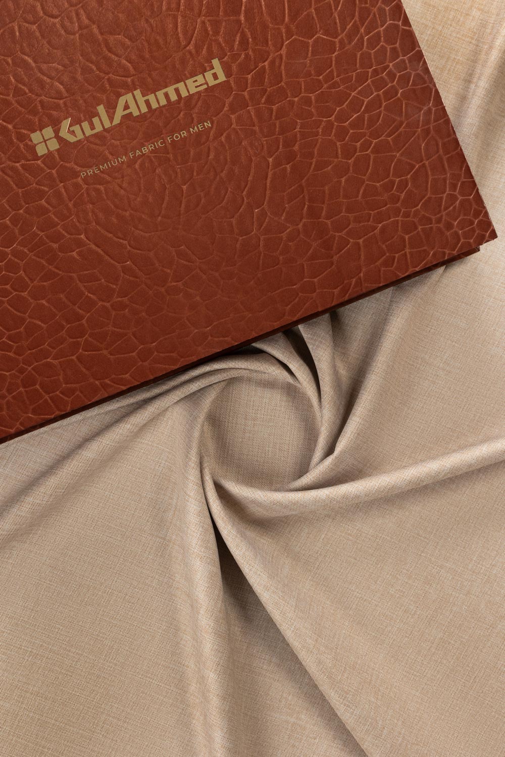 Silver Knight Unstitched Fabric Blended with Gift Box