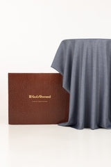 Silver Knight Unstitched Fabric Blended with Gift Box